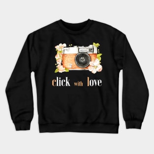 Click it with love Crewneck Sweatshirt